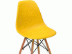 Cadeira Charles Eames Wood Base Madeira - Design - Pp-638 - Inovartte - Cor Amarela
